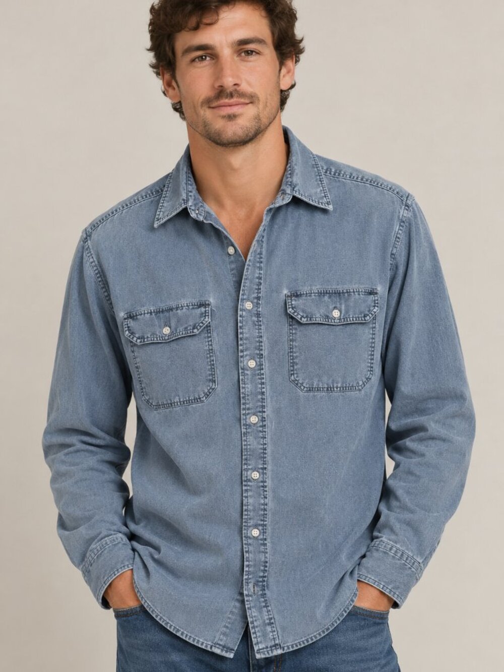 Woolrich button-up vintage work shirt